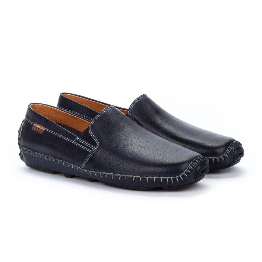 Men's Pikolinos JEREZ Moccasins Blue | NZ K0219Q5